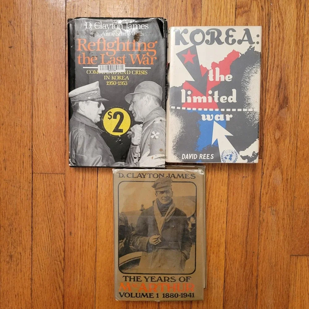 3 History Books Korean War General MacArthur Home School‎ Educational Korea